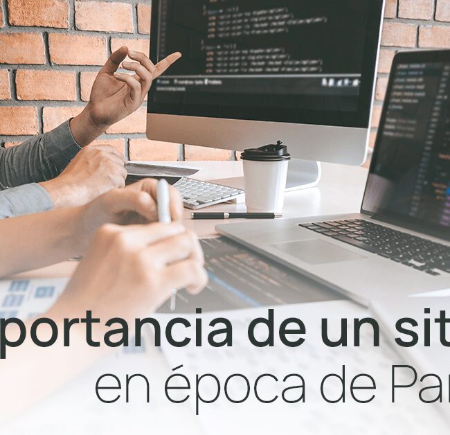 sitios web en pandemia
