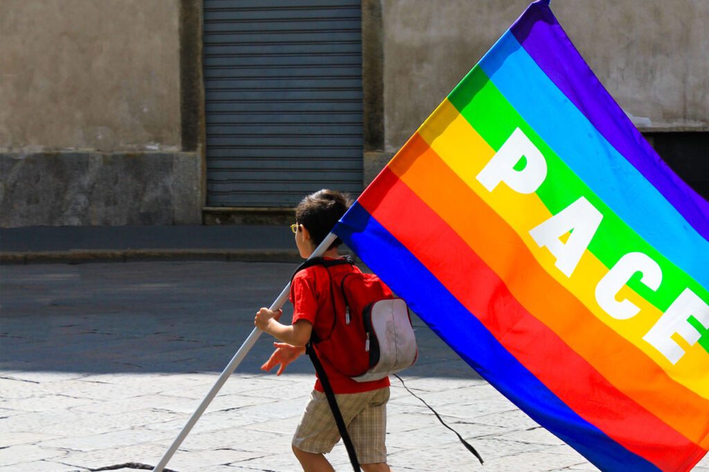 bandera de la paz