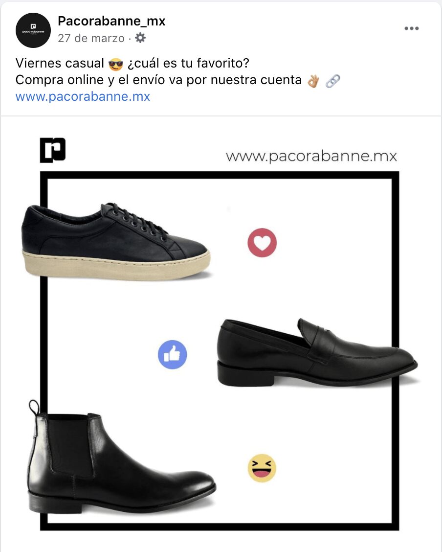 Publicación Paco Rabanne