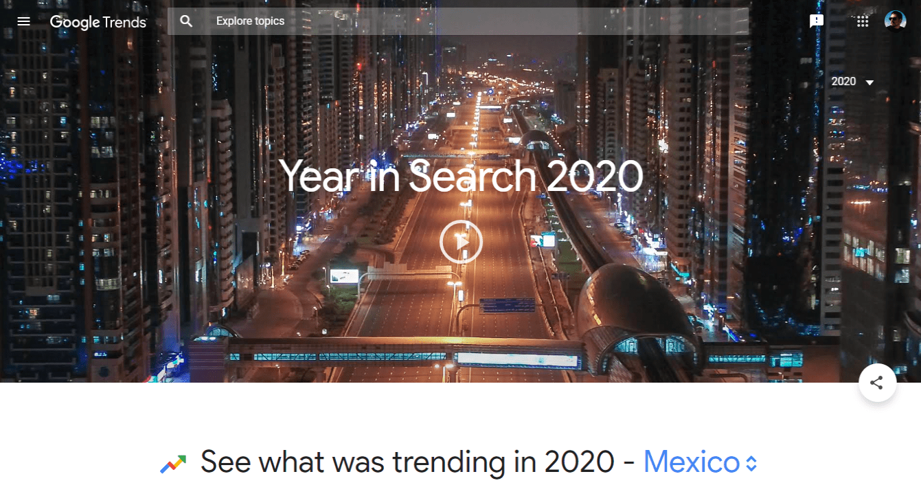 lo más buscado en google en méxico 2020