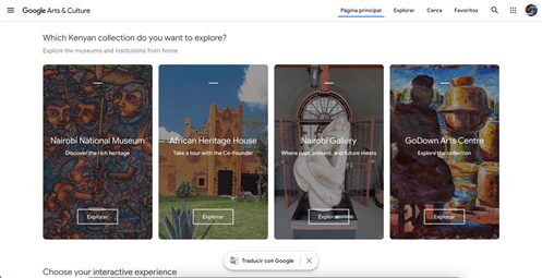 Museos virtuales Google Arts & Culture